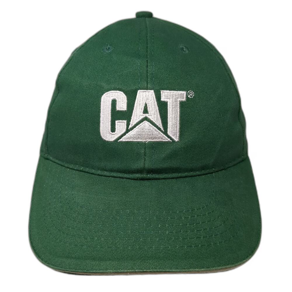 CAT Baseball Cap Green OSFM Foley Incorporated Embroidered Logo Adjustable Hat